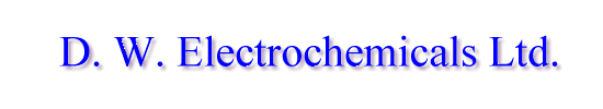 VISIT D. W. Electrochemicals Ltd.