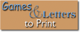 Visit Games and Letters to Print